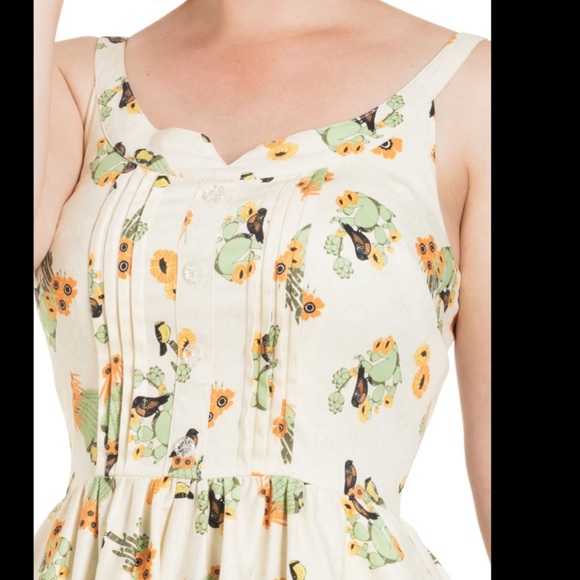 Voodoo Vixen Vintage Maria Cactus Dress Size Small - Picture 3 of 7